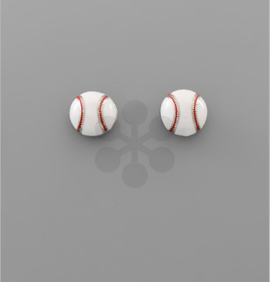 Baseball Enamel Studs