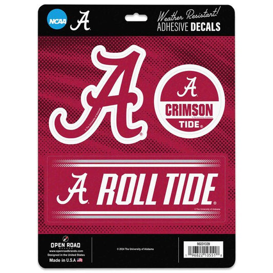 NCAA 3pc Decal Set