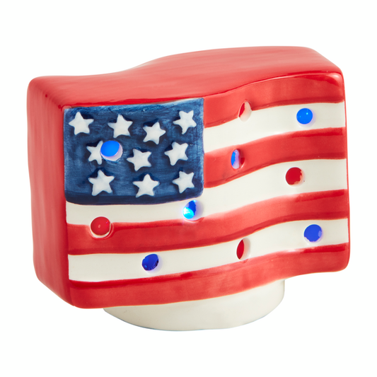Mud PieAmerican Flag Light Up Sitter