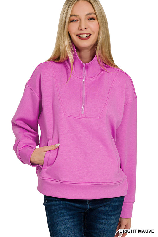 Scuba Half-Zip Pullover Sweatshirt