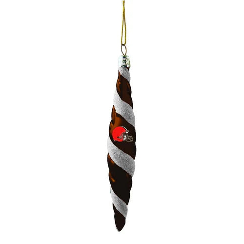Cleveland Browns Swirl Ornament