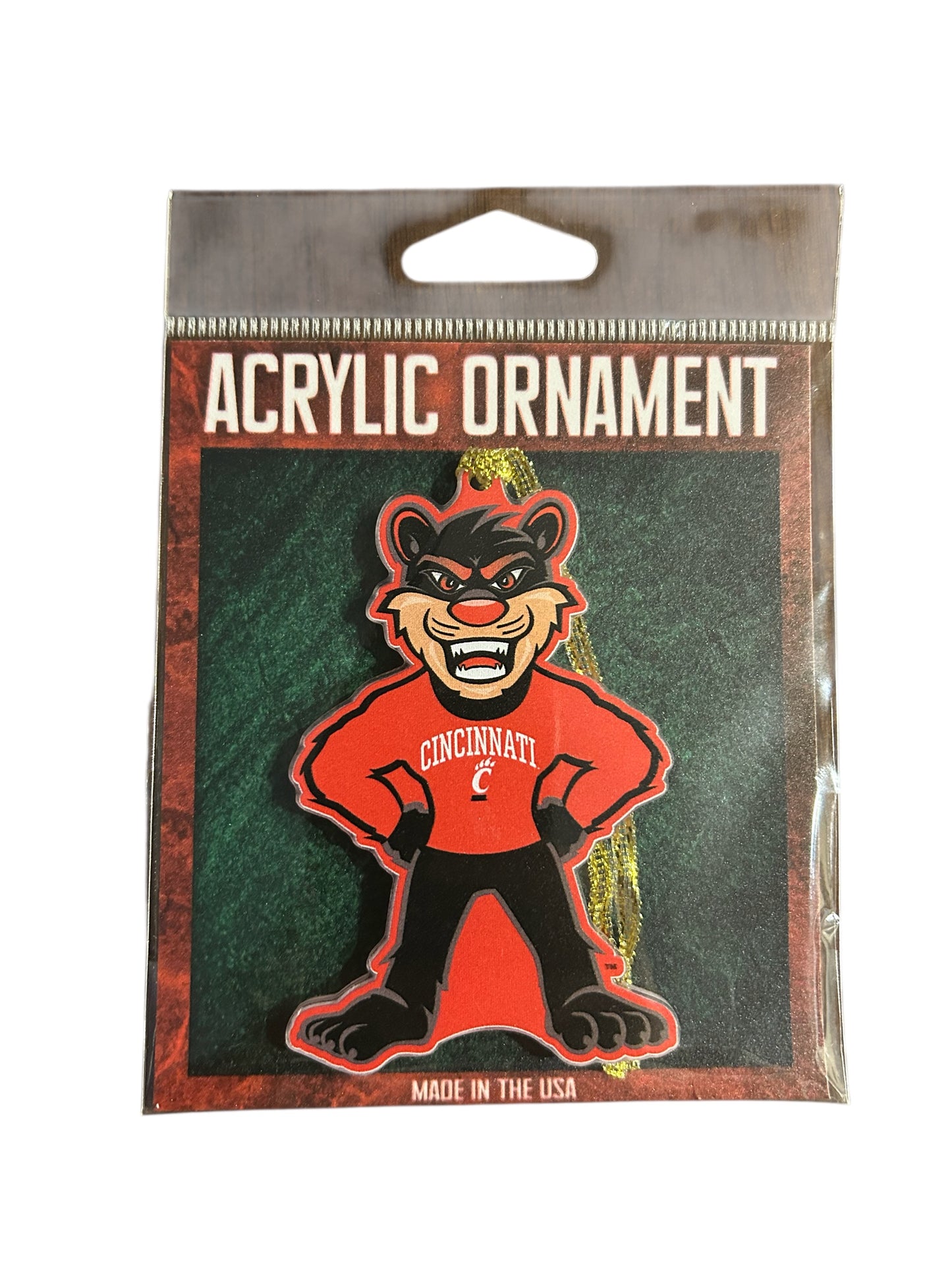 College Acrylic Mascot Ornaments