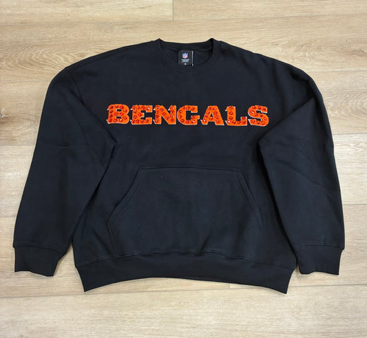 Bengals Jeweled Black Sweatshirt