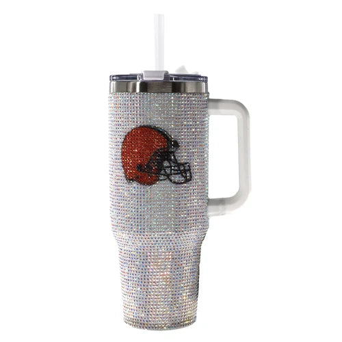 40oz Cleveland Browns Bling Colossal Tumbler