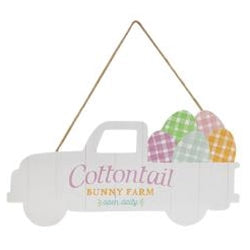 Cottontail Bunny Farm Truck Sign