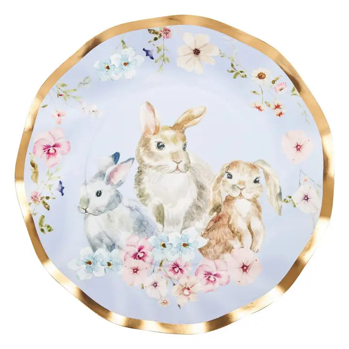 Charming Easter Wavy Salad Plate 8pkg