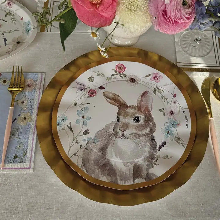 Charming Easter Wavy Salad Plate 8pkg