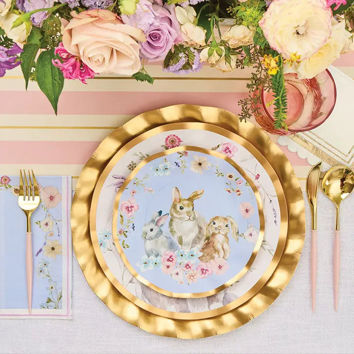 Charming Easter Wavy Salad Plate 8pkg