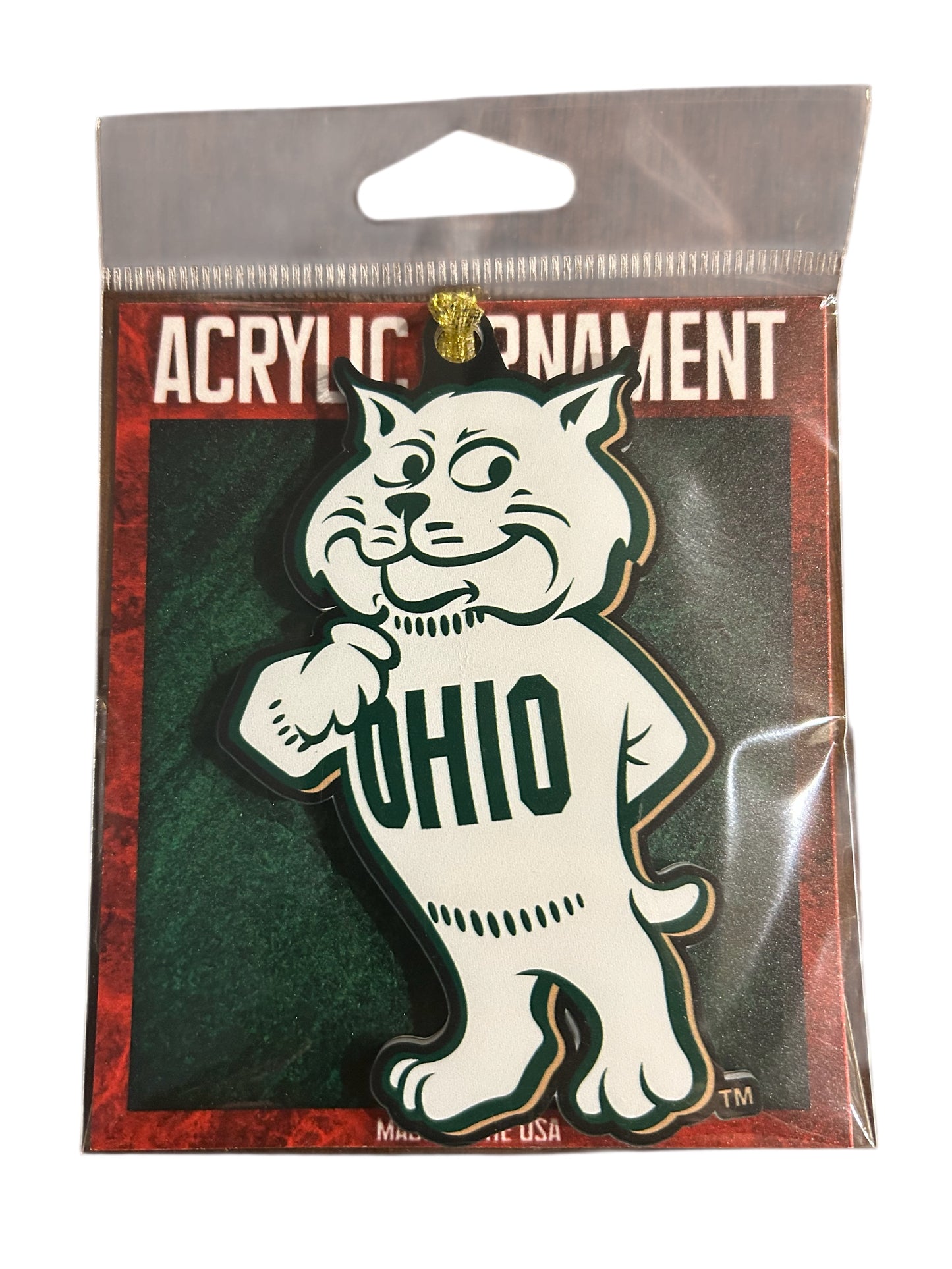 College Acrylic Mascot Ornaments