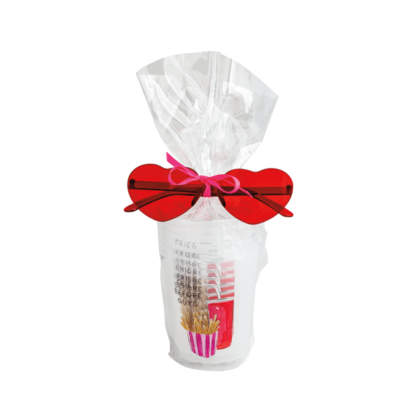 Valentine's Party Cups & Glasses Set