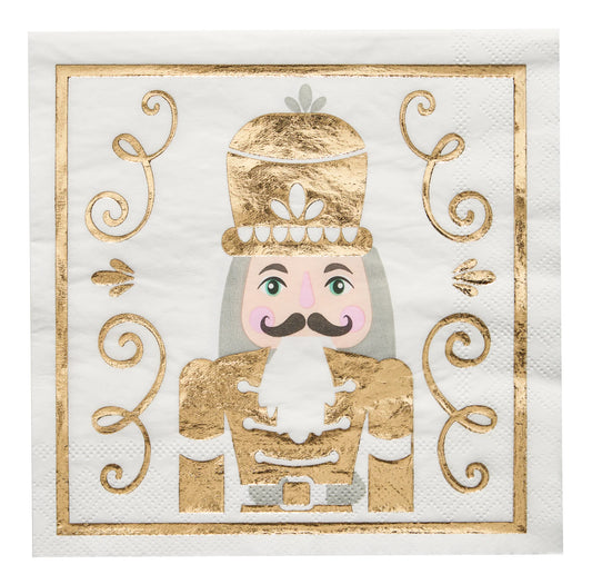 Gilded Nutcracker Lunch Napkins-20pk