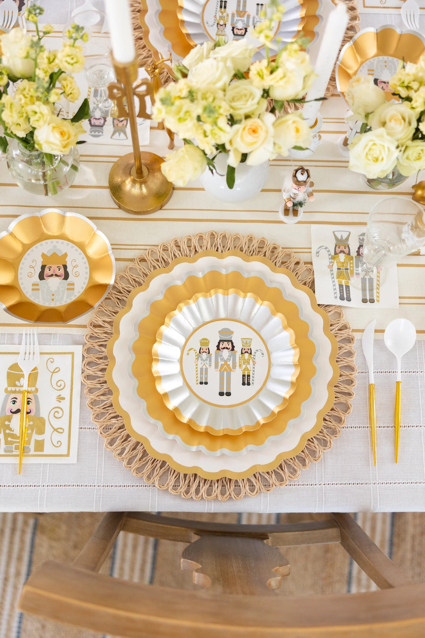 Gilded Nutcracker Lunch Napkins-20pk