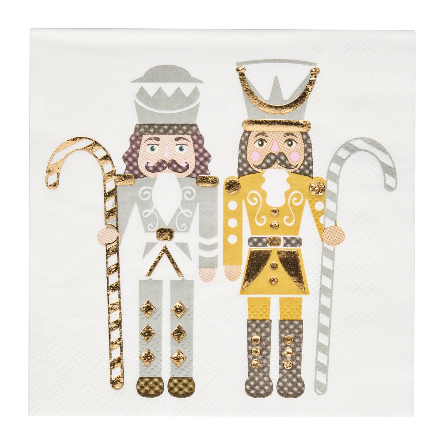 Cocktail Napkin Gilded Nutcracker