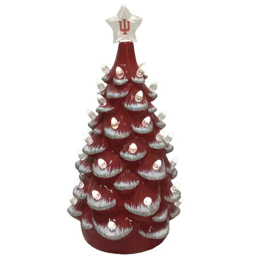 14" Indiana Ceramic Tree with Lights
