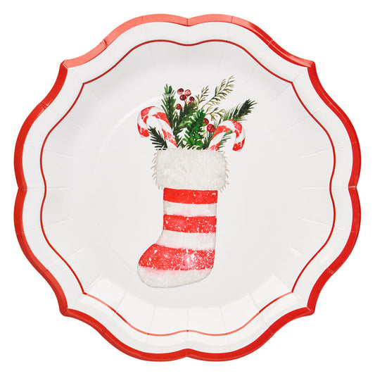 Merry and Bright Salad Plate-8pk