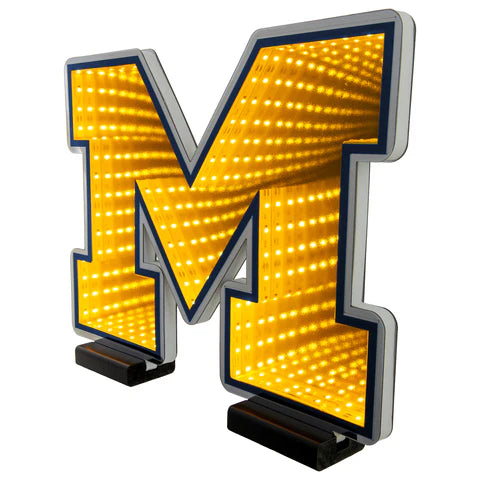 Michigan Wolverines LED Logo Infinity Light