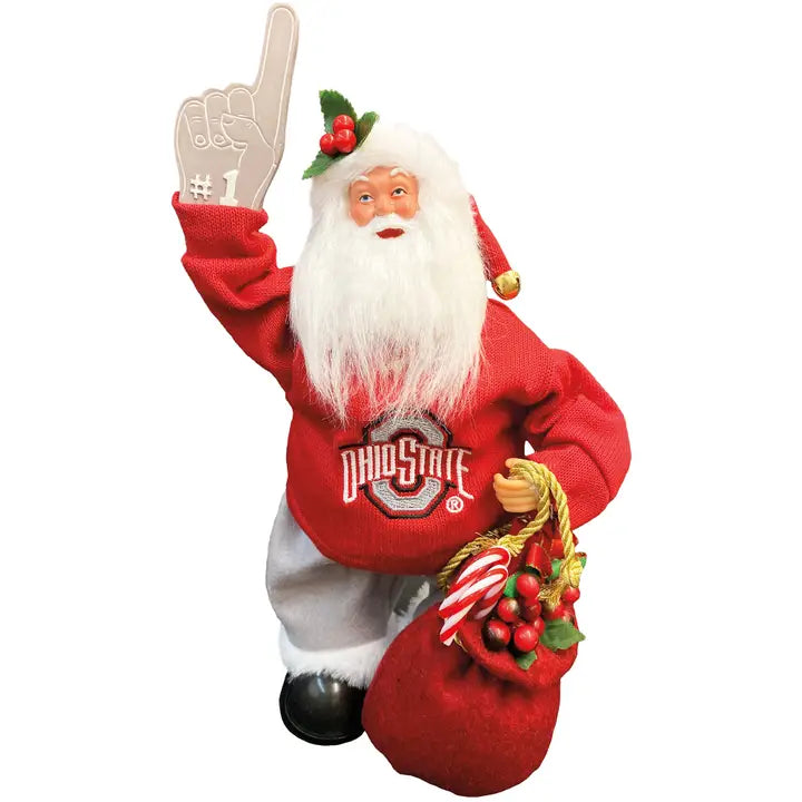 12" Ohio State Musical/Animated Santa