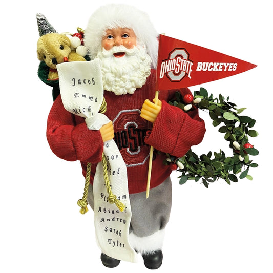 12" Ohio State Proud Santa