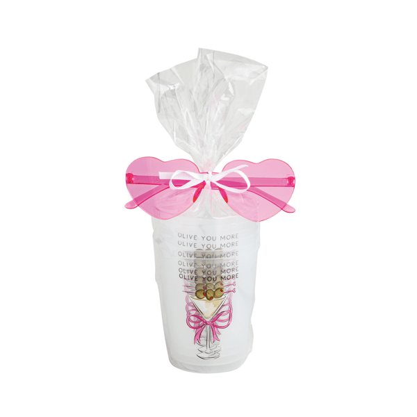 Valentine's Party Cups & Glasses Set