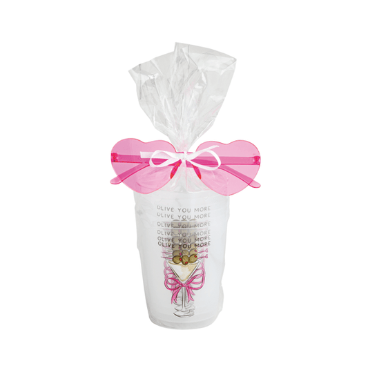 Valentine's Party Cups & Glasses Set