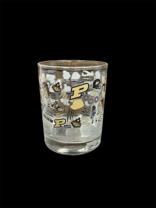 Purdue Boilermakers 14oz Local Rocks Glass