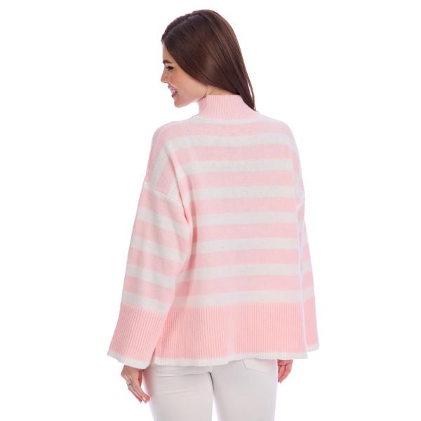 Pink Costner Striped Sweater