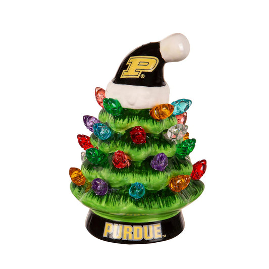 Purdue University 4" Mini LED Christmas Tree