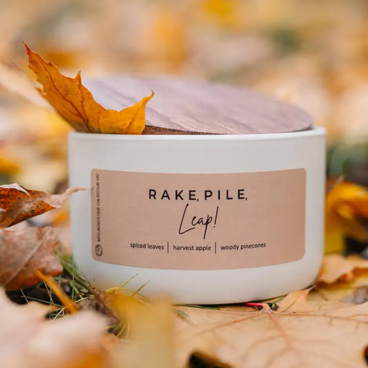 Rake Pile Leap Candle