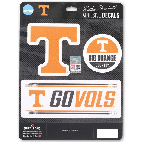 NCAA 3pc Decal Set