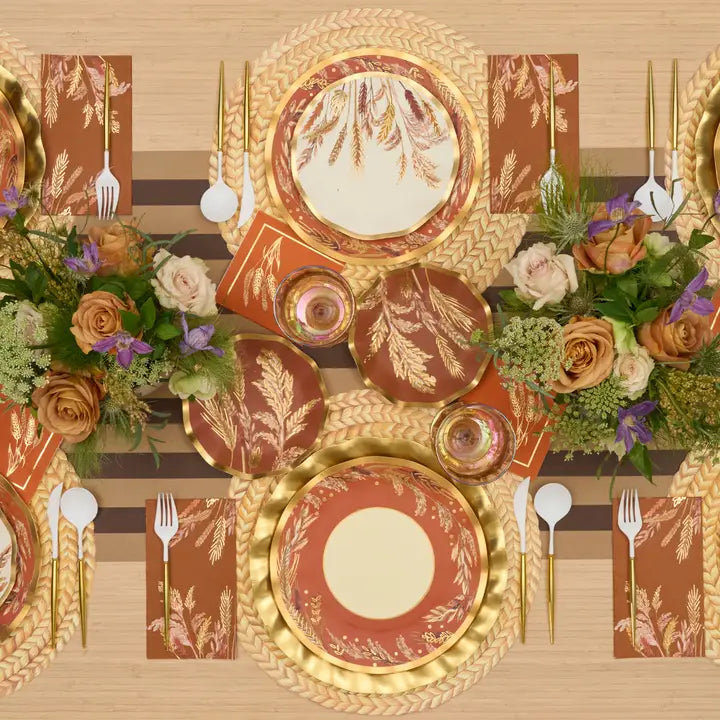 Harvest Wheat Dinner Plate-8Pk