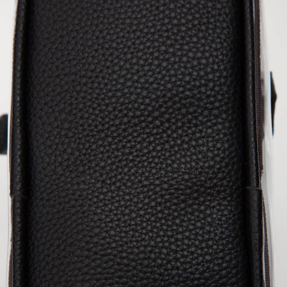 TG10774 Clear Plastic East-West Top Handle/Crossbody Bag