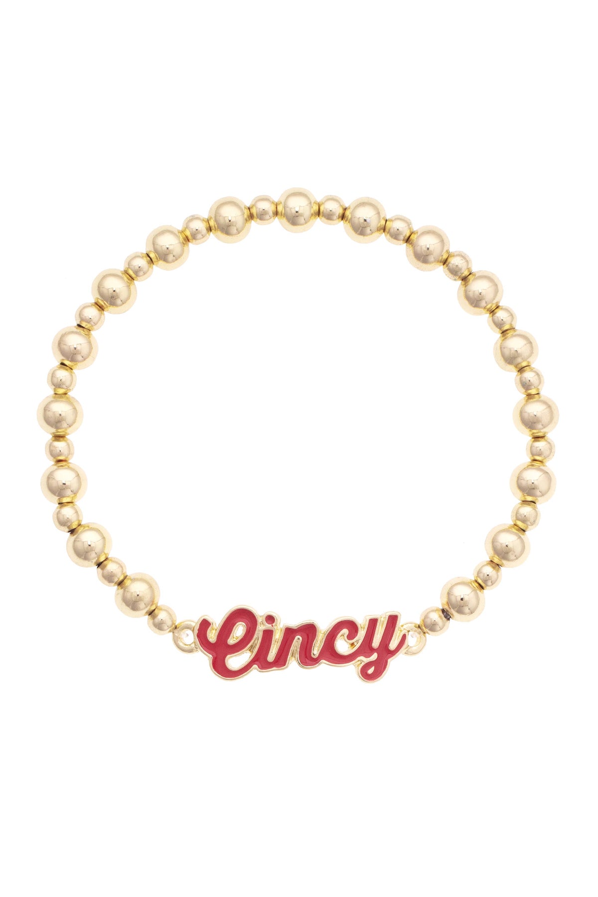 Cincinnati Bearcats Autograph Enamel Stretch Bracelet