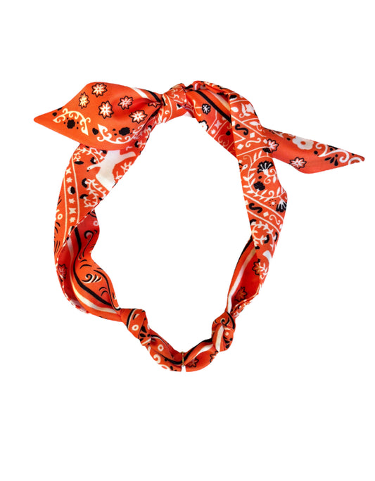 Custom Game Day scarf necklace/bandana orange