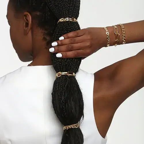 2-in-1 Bracelet Hair Tie Sets - Classic
