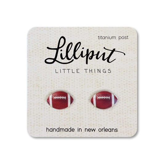 Football Stud Earrings